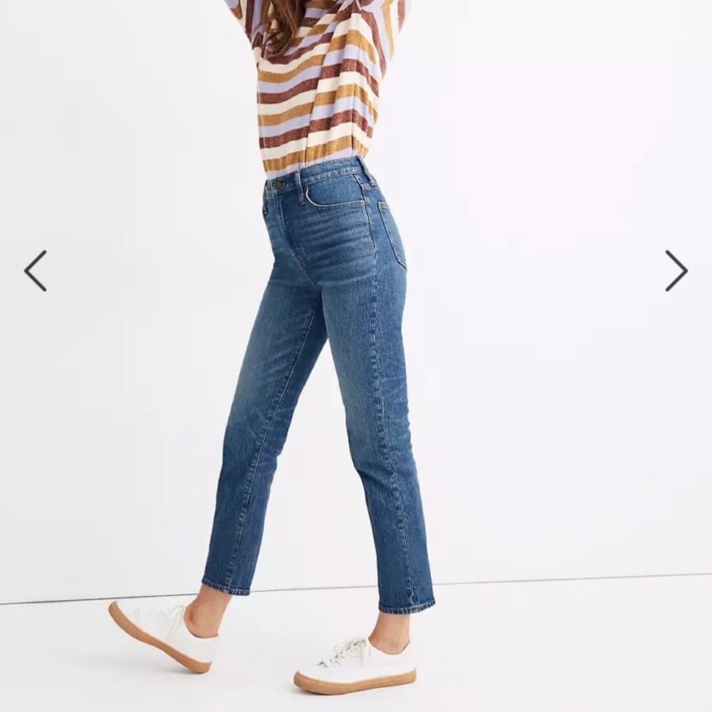 NWT MADEWELL Petite Classic Straight Jeans